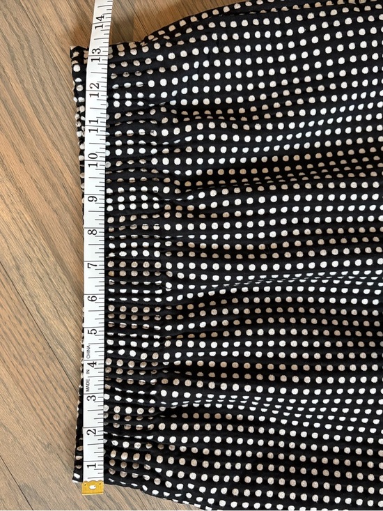 J. Crew Black and White Polka Dot Midi Skirt - Picture 2 of 5